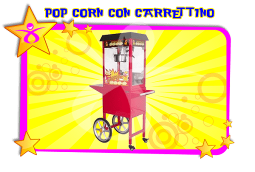 POP CORN CON CARRETTINO