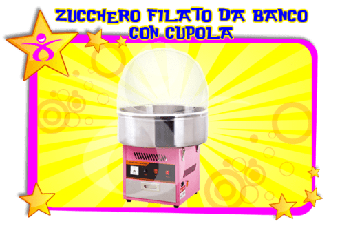 ZUCCHERO FILATO CON CUPOLA