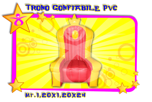 TRONO GONFIABILE IN PVC