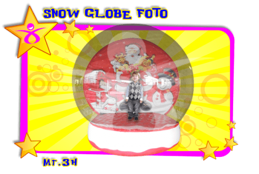 SNOW GLOBE PER FOTO