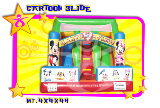 CARTOON SLIDE 4x4x4h