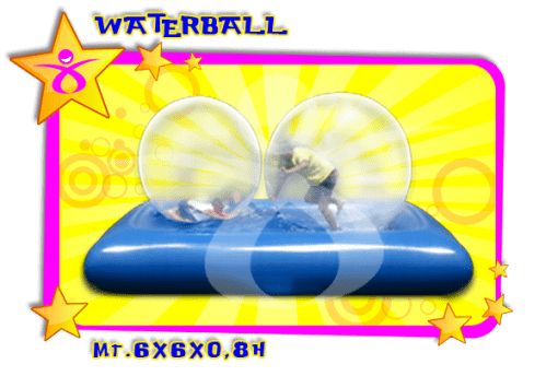WATER BALL CON PISCINA