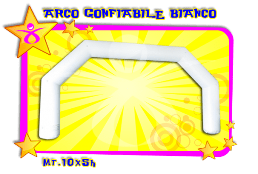 ARCO GONFIABILE BIANCO