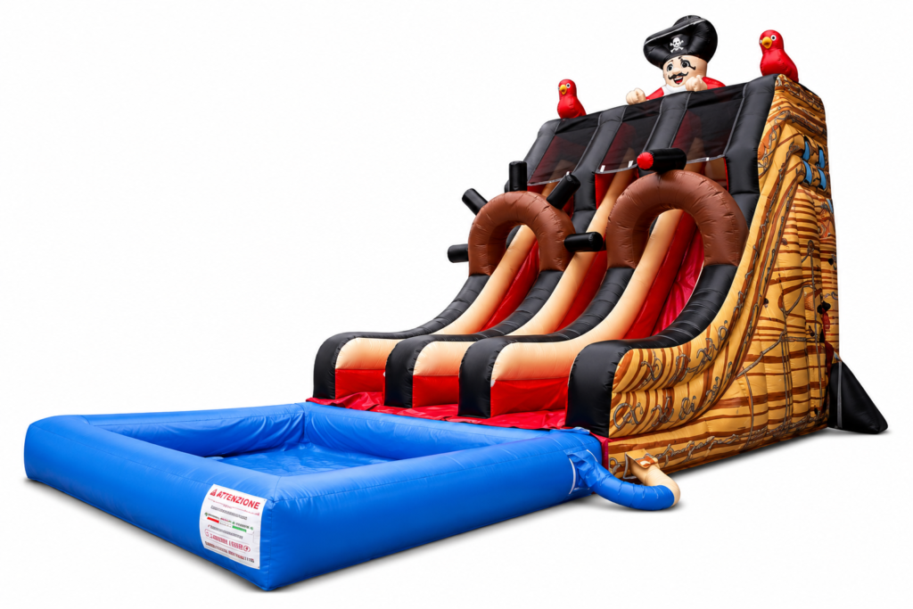 BIG SLIDE PIRATI CON PISCINA