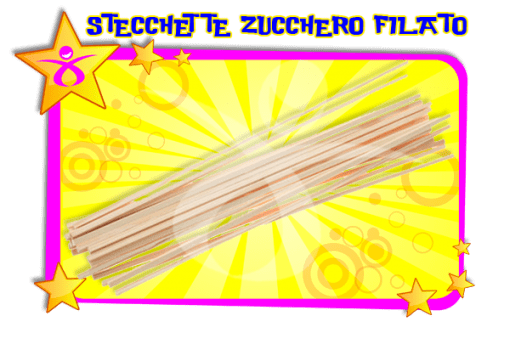 BACCHETTE ZUCCHERO FILATO