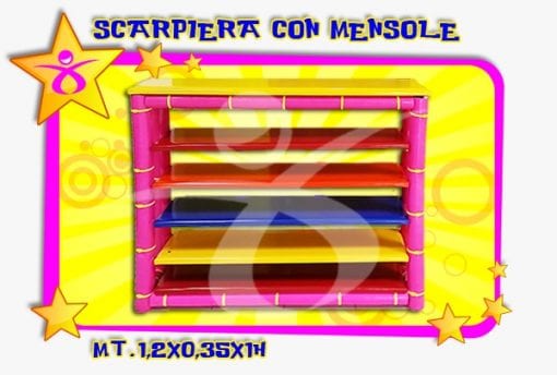 SCARPIERA CON MENSOLE