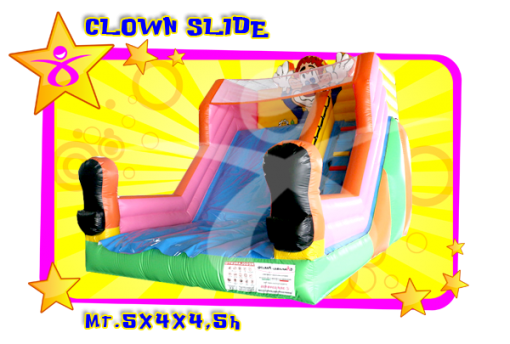 parco-giochi-gonfiabili-prezzi-clown-slide-new-vendita-01
