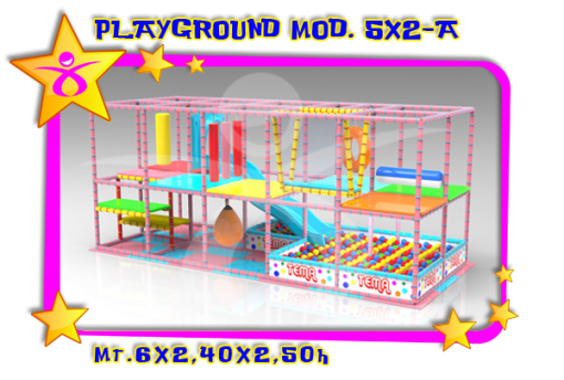 PLAYGROUND 5X2 MODELLO A preventivi personalizzati con progetto in 3d