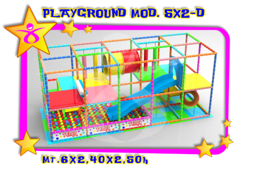 PLAYGROUND 5X2 MODELLO D ( Benevento, Salerno, Caserta, Avellino , tutta Campania)