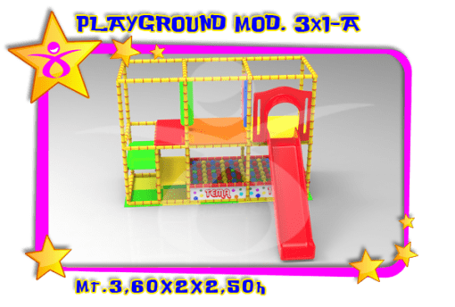 Vendita giostra PLAYGROUND in tutta Italia con tecnici di montaggio specializzati