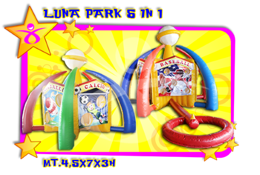 GIOCO LUNA PARK 5 IN 1