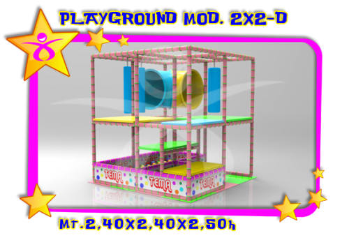 PLAYGROUND modulare per sale feste e ludoteche . Progettazione su misura e realizzazione in Campania