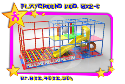 Vendita Playground 5x2 MODELLO C in tutta Italia compresa documentazione