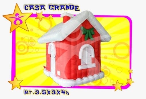 CASA ROSSA DI BABBO NATALE 4MT