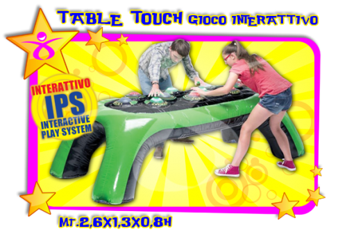 TABLE TOUCH INTERATTIVO