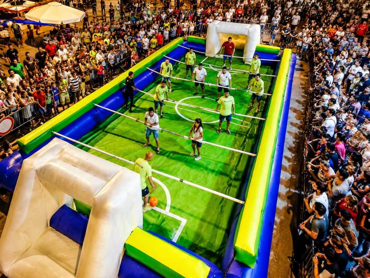 Calcio Balilla Umano